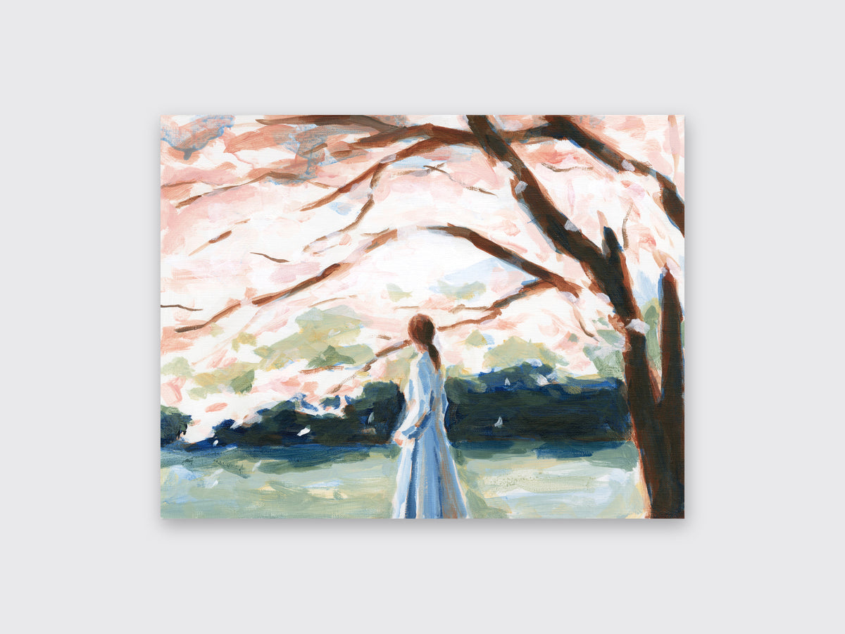 agoera, Fluttering spring – framed