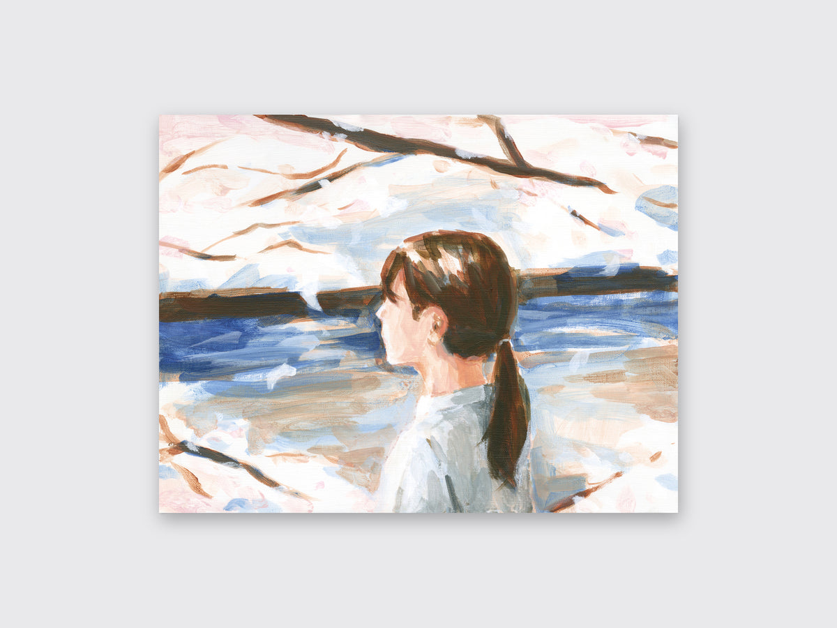 agoera, Sakura canal – framed
