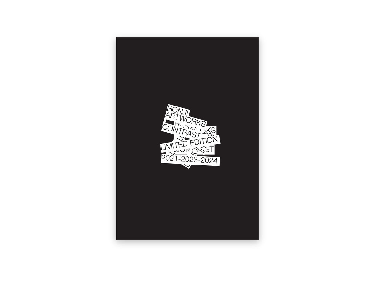 BONJI, BONJI ARTWORKS CONTRAST – zine cover
