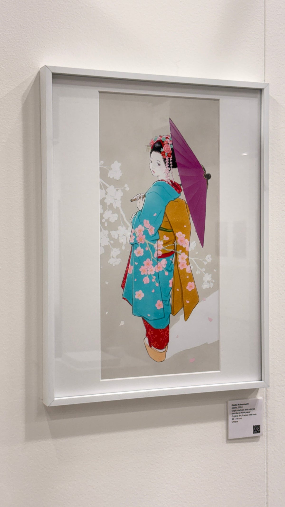 Eisaku Kubonouchi, Maiko, installed at Art Market Budapest 2026