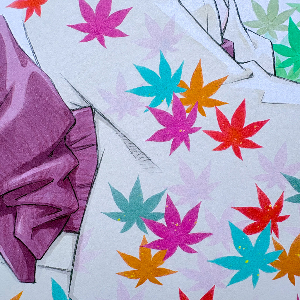 Eisaku Kubonouchi, Momiji 2, detail