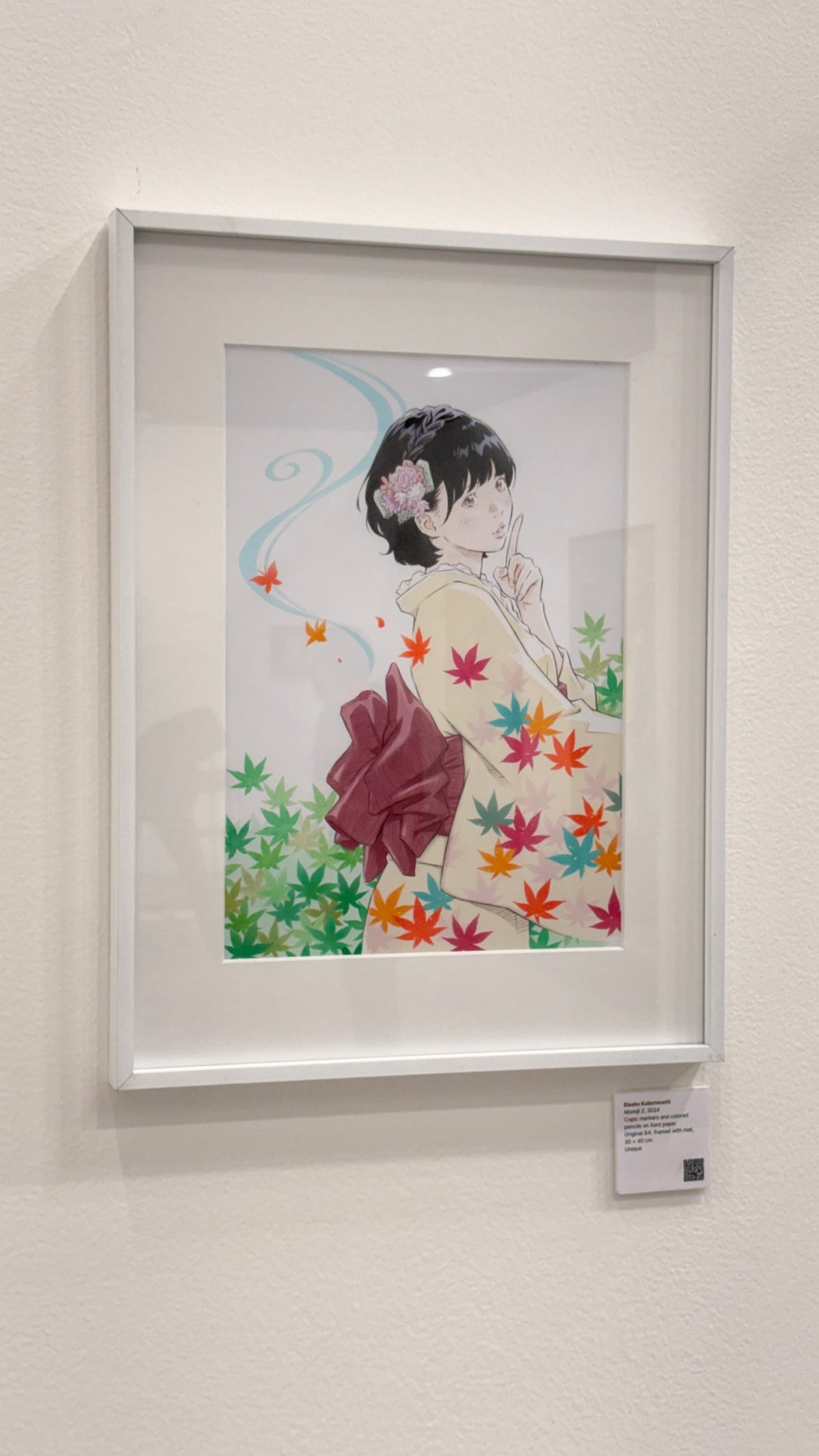 Eisaku Kubonouchi, Momiji 2, installed at Art Market Budapest 2026