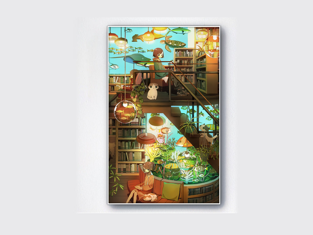 TAO, Tosho suizokukan – framed