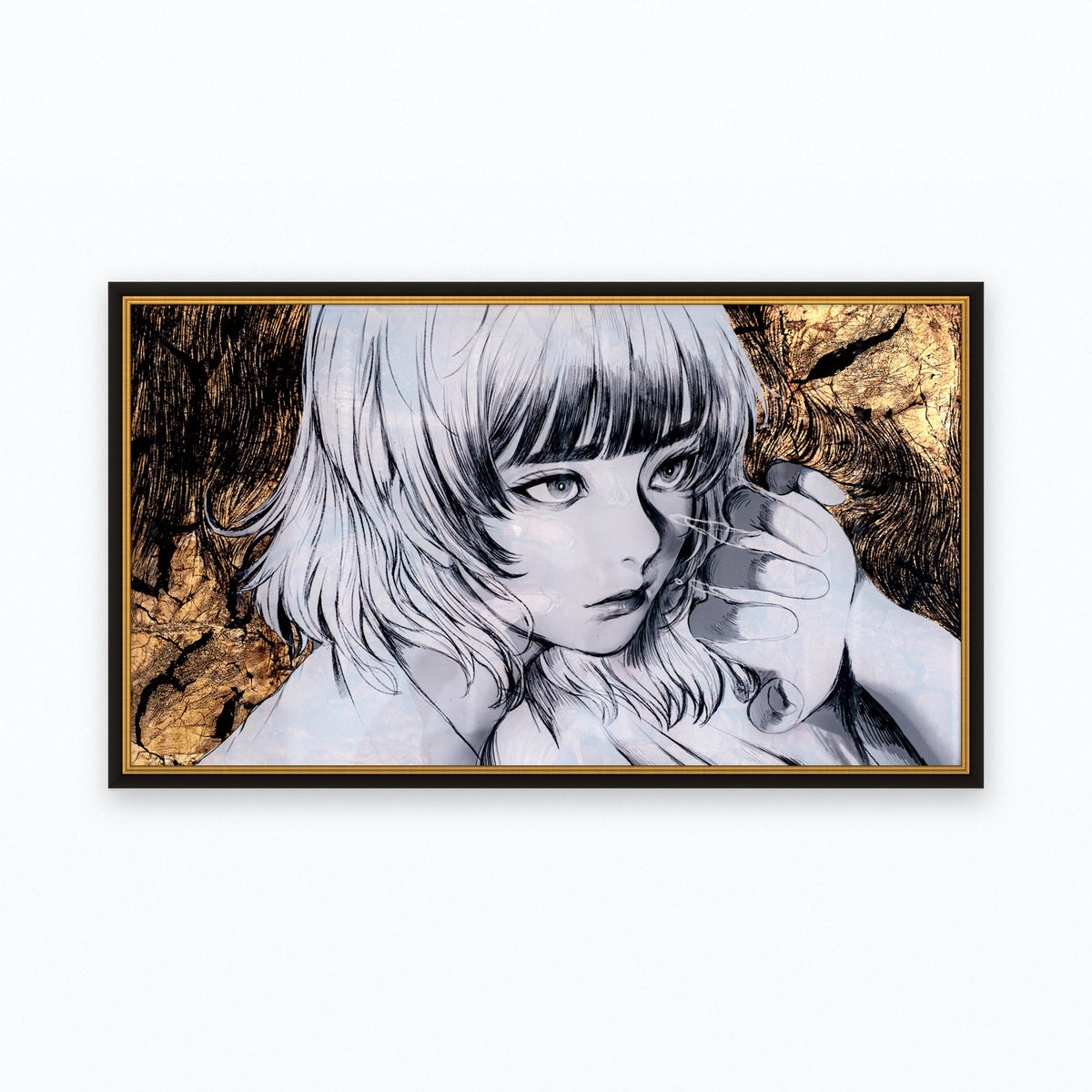 wataboku, Hikari, framed on a wall