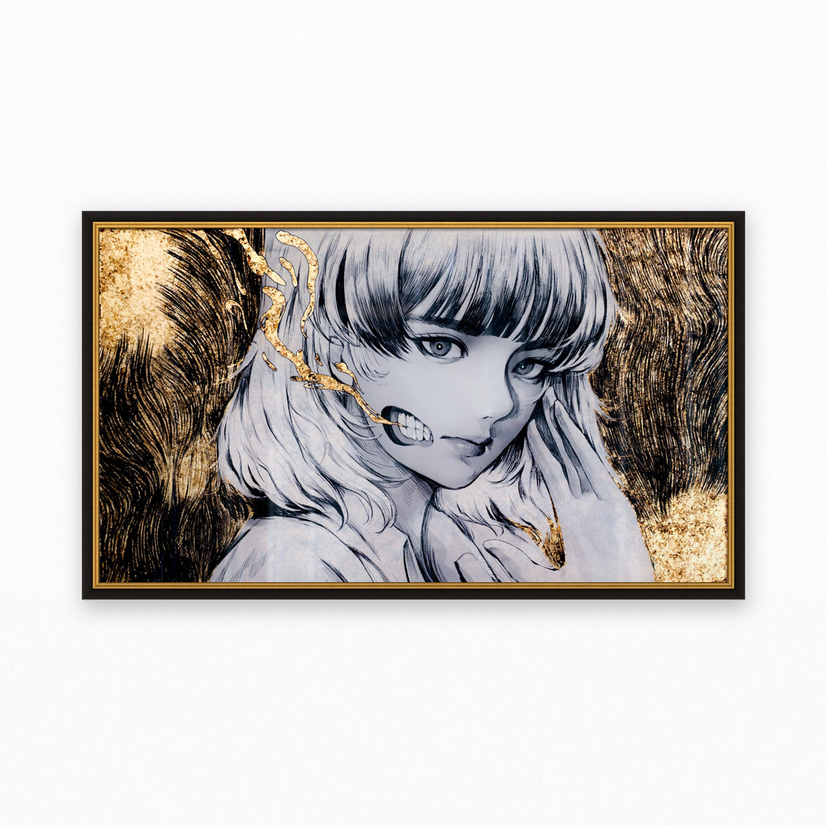 wataboku, Mukuro, framed on a wall