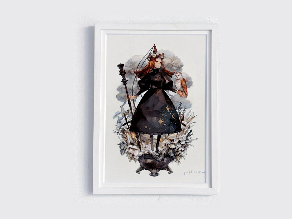 Yoshioka, Kuro majo – framed