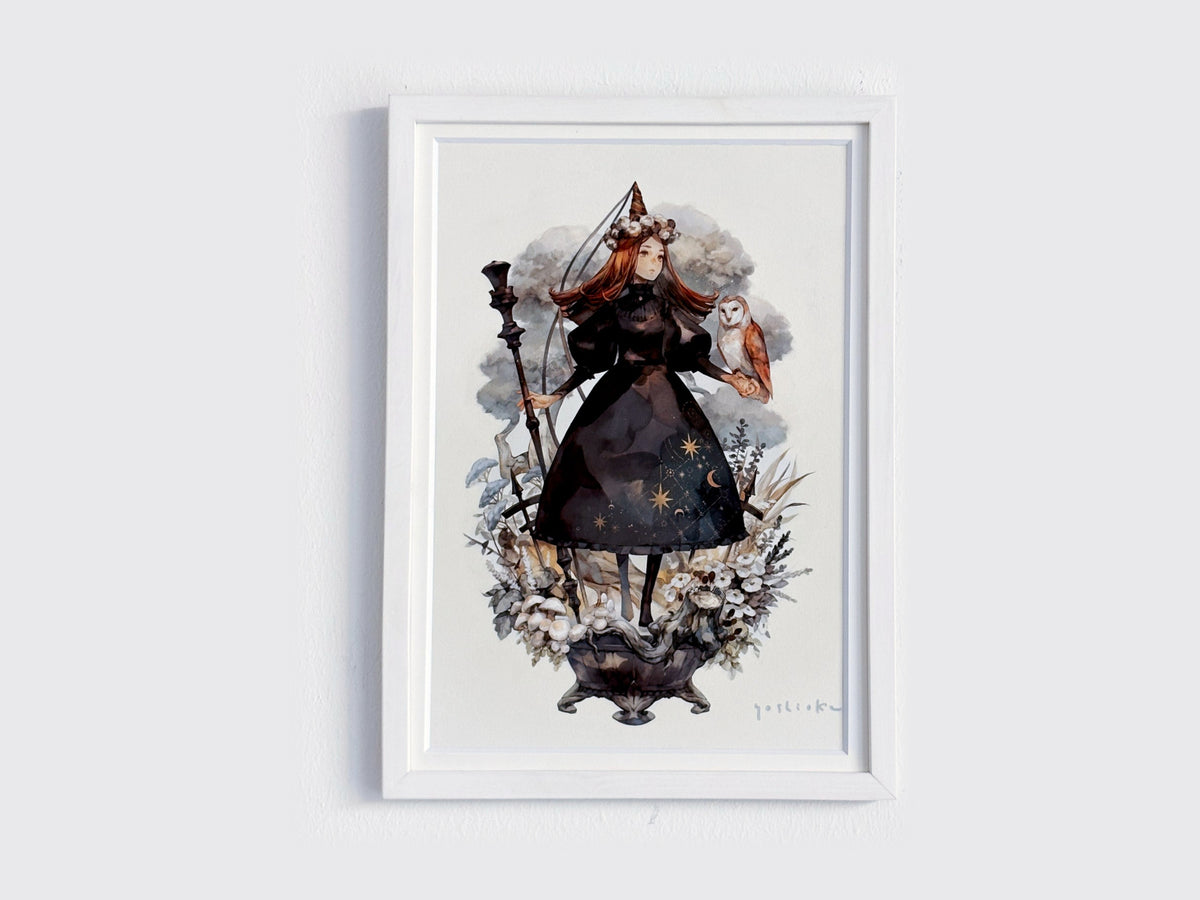 Yoshioka, Kuro majo – framed