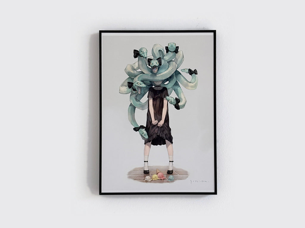 Yoshioka, Medusa – framed