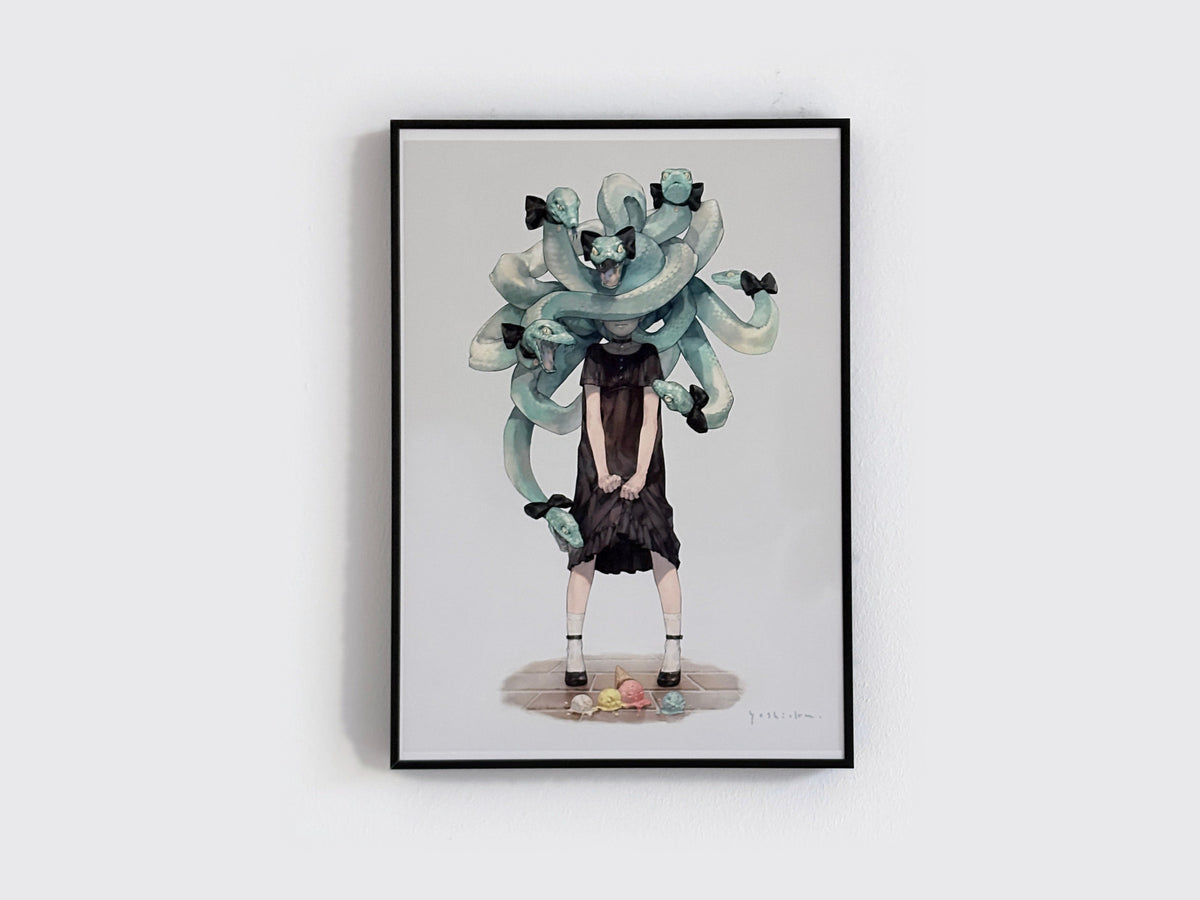 Yoshioka, Medusa – framed